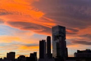 Las nubes lenticulares aparecieron en la Ciudad de México