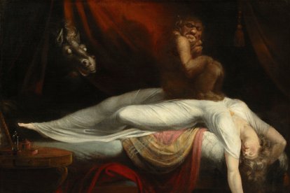 La pesadilla (1781), de Henry Fusieli. Óleo sobre lienzo.