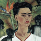 Autorretrato con monos (1943). Frida aparece como una madonna renacentista rodeada por pequeños monos en lugar de querubines: la naturaleza en todo su esplendor.