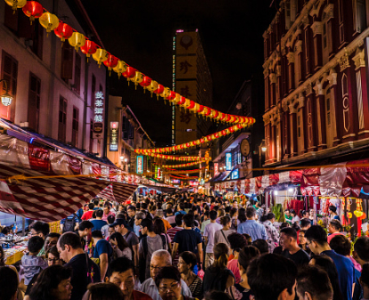 festejos de Año Nuevo Chino en Singapur