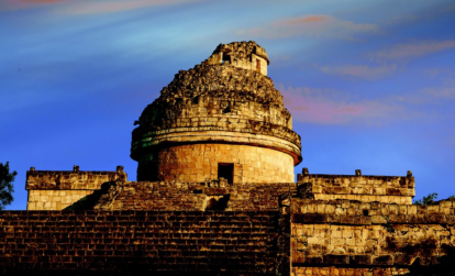 El Caracol, observatorio astronómico en la ciudad maya de Chichén Itzá, estado de Yucatán.