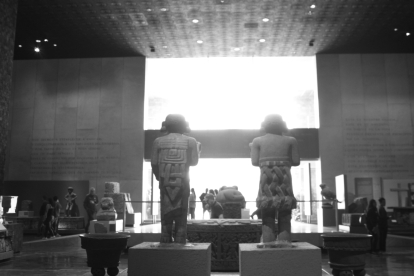 Vista de la Sala Mexica en el Museo Nacional de Antropología (MNA), en la CDMX.