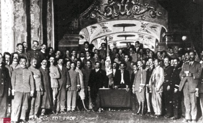 En octubre y noviembre de 1914 se realizó la Convención de Aguascalientes, un intento en aras de pactar acuerdos políticos y la paz entre las principales facciones revolucionarias.
