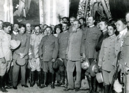 La Soberana Convención de Aguascalientes se realizó en los meses de octubre y noviembre de 1914. Convocada por Carranza, se citarán las tres principales fuerzas revolucionarias.
